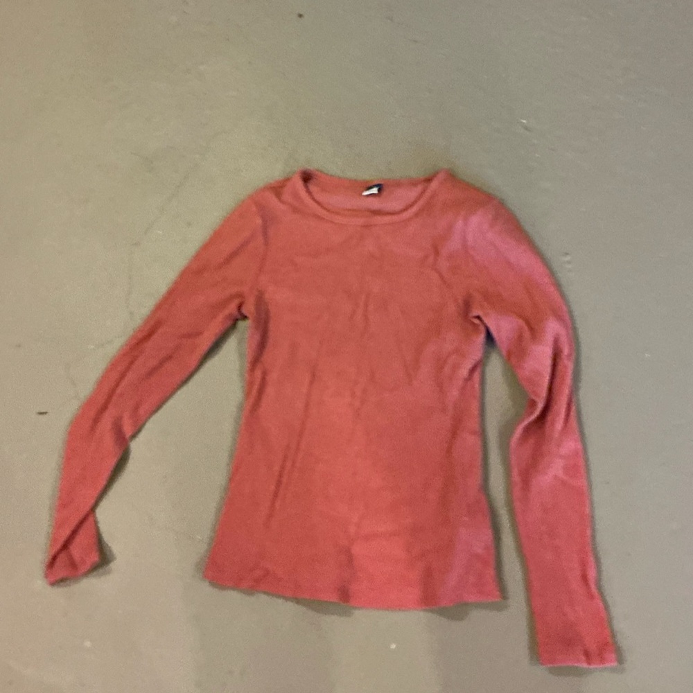 Old Navy Women's Coral Long Sleeve Tee